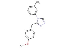 3-(4-methoxybenzyl)-4-(3-methylphenyl)-4H-1,2,4-triazole