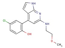 4-chloro-2-{6-[(2-methoxyethyl)amino]-1H-pyrrolo[2,3-b]pyridin-4-yl}phenol