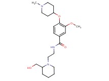 N-{2-[2-(hydroxymethyl)-1-piperidinyl]ethyl}-3-methoxy-4-[(1-methyl-4-piperidinyl)oxy]benzamide