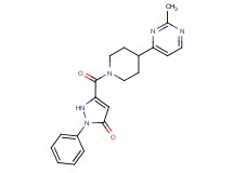 5-{[4-(2-methylpyrimidin-4-yl)piperidin-1-yl]carbonyl}-2-phenyl-1,2-dihydro-3H-pyrazol-3-one