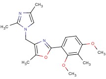 2-(2,4-dimethoxy-3-methylphenyl)-4-[(2,4-dimethyl-1H-imidazol-1-yl)methyl]-5-methyl-1,3-oxazole