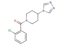 1-(2-chlorobenzoyl)-4-(4H-1,2,4-triazol-4-yl)piperidine