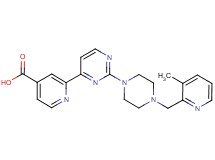 2-(2-{4-[(3-methylpyridin-2-yl)methyl]piperazin-1-yl}pyrimidin-4-yl)isonicotinic acid