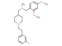 (2,4-dimethoxybenzyl)({1-[2-(3-fluorophenyl)ethyl]-4-piperidinyl}methyl)methylamine