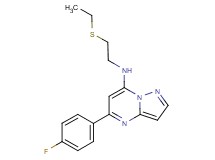N-[2-(ethylthio)ethyl]-5-(4-fluorophenyl)pyrazolo[1,5-a]pyrimidin-7-amine