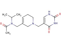 N-({1-[(2,4-dioxo-1,2,3,4-tetrahydropyrimidin-5-yl)methyl]-1,2,5,6-tetrahydropyridin-3-yl}methyl)-N-isopropylacetamide
