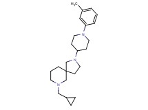 7-(cyclopropylmethyl)-2-[1-(3-methylphenyl)-4-piperidinyl]-2,7-diazaspiro[4.5]decane