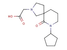 (7-cyclopentyl-6-oxo-2,7-diazaspiro[4.5]dec-2-yl)acetic acid