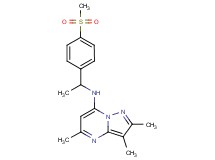 2,3,5-trimethyl-N-{1-[4-(methylsulfonyl)phenyl]ethyl}pyrazolo[1,5-a]pyrimidin-7-amine