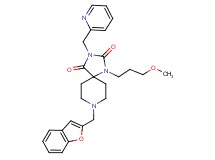 8-(1-benzofuran-2-ylmethyl)-1-(3-methoxypropyl)-3-(2-pyridinylmethyl)-1,3,8-triazaspiro[4.5]decane-2,4-dione