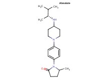 1-[4-(4-{[(1R)-1,2-dimethylpropyl]amino}piperidin-1-yl)phenyl]-5-methylpyrrolidin-2-one