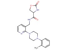 N-({2-[4-(2-methylphenyl)piperazin-1-yl]pyridin-3-yl}methyl)-2-oxo-1,3-oxazolidine-4-carboxamide