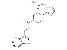 2-(2-{1-[3-(1H-indol-3-yl)propanoyl]piperidin-4-yl}-1H-imidazol-1-yl)acetamide