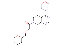 4-morpholin-4-yl-7-[(tetrahydro-2H-pyran-2-ylmethoxy)acetyl]-5,6,7,8-tetrahydropyrido[3,4-d]pyrimidine