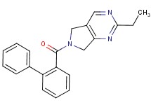6-(biphenyl-2-ylcarbonyl)-2-ethyl-6,7-dihydro-5H-pyrrolo[3,4-d]pyrimidine