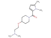 2-({1-[(1,5-dimethyl-1H-pyrrol-2-yl)carbonyl]piperidin-4-yl}oxy)-N,N-dimethylethanamine