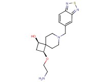 rel-(1R,3S)-3-(2-aminoethoxy)-7-(2,1,3-benzothiadiazol-5-ylmethyl)-7-azaspiro[3.5]nonan-1-ol dihydrochloride