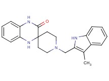 1-[(3-methyl-1H-indol-2-yl)methyl]-1',4'-dihydro-3'H-spiro[piperidine-4,2'-quinoxalin]-3'-one