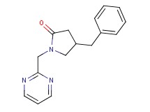 4-benzyl-1-(pyrimidin-2-ylmethyl)pyrrolidin-2-one