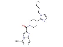 2-{[4-(1-butyl-1H-imidazol-2-yl)-1-piperidinyl]carbonyl}-5-methylimidazo[1,2-a]pyridine