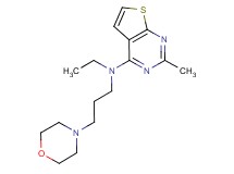 N-ethyl-2-methyl-N-(3-morpholin-4-ylpropyl)thieno[2,3-d]pyrimidin-4-amine