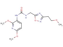 N-(2,6-dimethoxypyridin-3-yl)-N'-{[3-(2-methoxyethyl)-1,2,4-oxadiazol-5-yl]methyl}urea