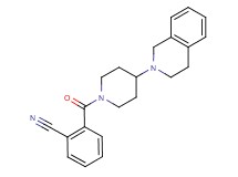 2-{[4-(3,4-dihydro-2(1H)-isoquinolinyl)-1-piperidinyl]carbonyl}benzonitrile