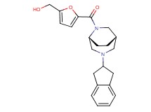 (5-{[(1S*,5R*)-3-(2,3-dihydro-1H-inden-2-yl)-3,6-diazabicyclo[3.2.2]non-6-yl]carbonyl}-2-furyl)methanol