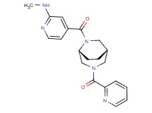 N-methyl-4-{[(1S*,5R*)-3-(2-pyridinylcarbonyl)-3,6-diazabicyclo[3.2.2]non-6-yl]carbonyl}-2-pyridinamine