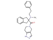 N-methyl-N-(2-phenylethyl)-2-(1,4,6,7-tetrahydro-5H-pyrazolo[4,3-c]pyridin-5-ylcarbonyl)-2-indanamine
