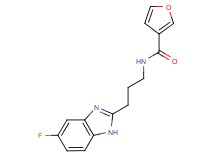 N-[3-(5-fluoro-1H-benzimidazol-2-yl)propyl]-3-furamide trifluoroacetate