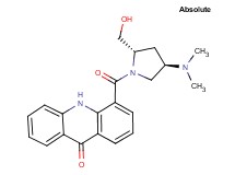 4-{[(2S,4R)-4-(dimethylamino)-2-(hydroxymethyl)pyrrolidin-1-yl]carbonyl}acridin-9(10H)-one