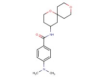 4-(dimethylamino)-N-1,9-dioxaspiro[5.5]undec-4-ylbenzamide