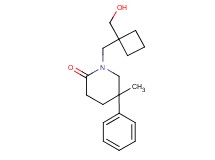 1-{[1-(hydroxymethyl)cyclobutyl]methyl}-5-methyl-5-phenylpiperidin-2-one