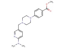 methyl 4-(4-{[6-(dimethylamino)-3-pyridinyl]methyl}-1-piperazinyl)benzoate
