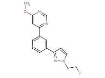 4-{3-[1-(2-fluoroethyl)-1H-pyrazol-3-yl]phenyl}-6-methoxypyrimidine