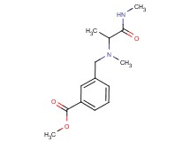 methyl 3-({methyl[1-methyl-2-(methylamino)-2-oxoethyl]amino}methyl)benzoate