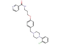 N-[3-(4-{[4-(2-chlorophenyl)-1-piperazinyl]methyl}phenoxy)propyl]nicotinamide