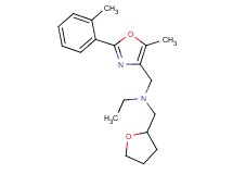 N-{[5-methyl-2-(2-methylphenyl)-1,3-oxazol-4-yl]methyl}-N-(tetrahydro-2-furanylmethyl)ethanamine