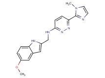 N-[(5-methoxy-1H-indol-2-yl)methyl]-6-(1-methyl-1H-imidazol-2-yl)pyridazin-3-amine