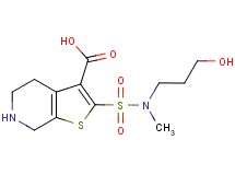 2-{[(3-hydroxypropyl)(methyl)amino]sulfonyl}-4,5,6,7-tetrahydrothieno[2,3-c]pyridine-3-carboxylic acid