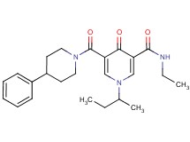 1-sec-butyl-N-ethyl-4-oxo-5-[(4-phenyl-1-piperidinyl)carbonyl]-1,4-dihydro-3-pyridinecarboxamide