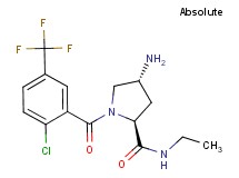 (2S,4R)-4-amino-1-[2-chloro-5-(trifluoromethyl)benzoyl]-N-ethylpyrrolidine-2-carboxamide
