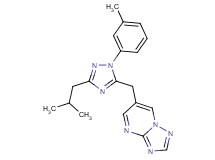 6-{[3-isobutyl-1-(3-methylphenyl)-1H-1,2,4-triazol-5-yl]methyl}[1,2,4]triazolo[1,5-a]pyrimidine