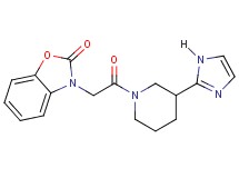 3-{2-[3-(1H-imidazol-2-yl)-1-piperidinyl]-2-oxoethyl}-1,3-benzoxazol-2(3H)-one