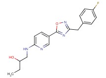 1-({5-[3-(4-fluorobenzyl)-1,2,4-oxadiazol-5-yl]-2-pyridinyl}amino)-2-butanol