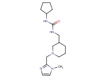 N-cyclopentyl-N'-({1-[(1-methyl-1H-imidazol-2-yl)methyl]piperidin-3-yl}methyl)urea