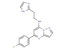 5-(4-fluorophenyl)-N-[2-(1H-imidazol-2-yl)ethyl]pyrazolo[1,5-a]pyrimidin-7-amine