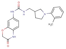N-{[1-(2-methylphenyl)pyrrolidin-3-yl]methyl}-N'-(3-oxo-3,4-dihydro-2H-1,4-benzoxazin-7-yl)urea
