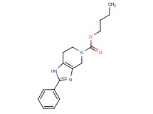 butyl 2-phenyl-1,4,6,7-tetrahydro-5H-imidazo[4,5-c]pyridine-5-carboxylate